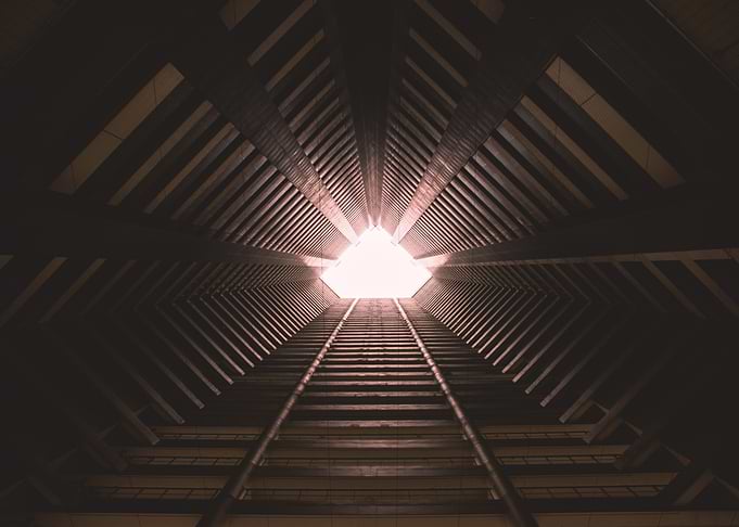Upward View of Building