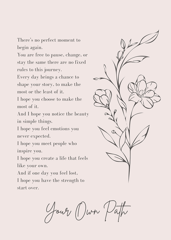 Your Own Path Quote
