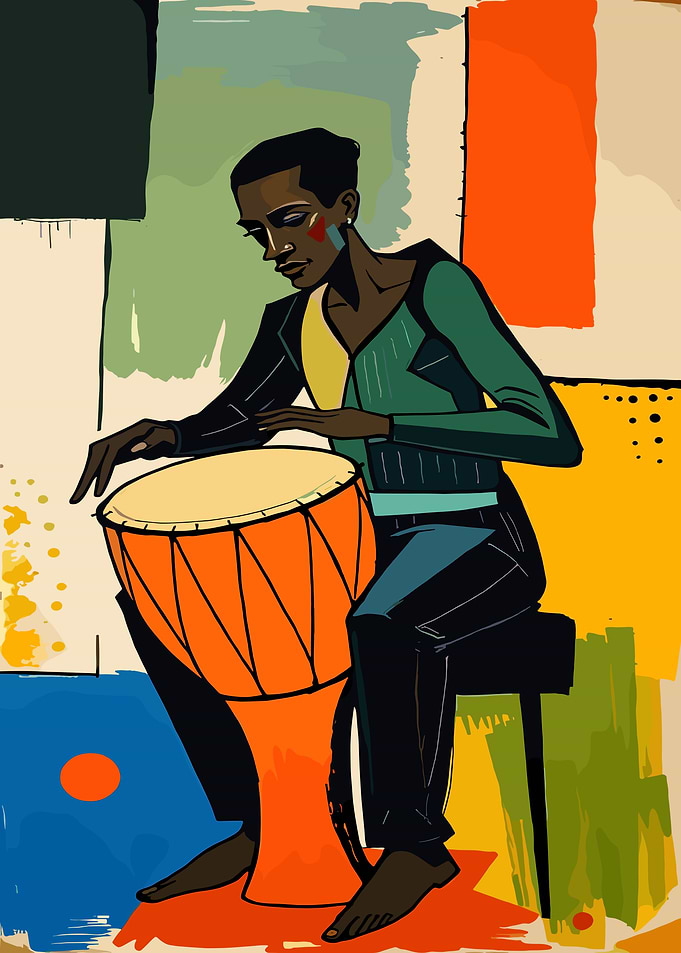 Drumming Man