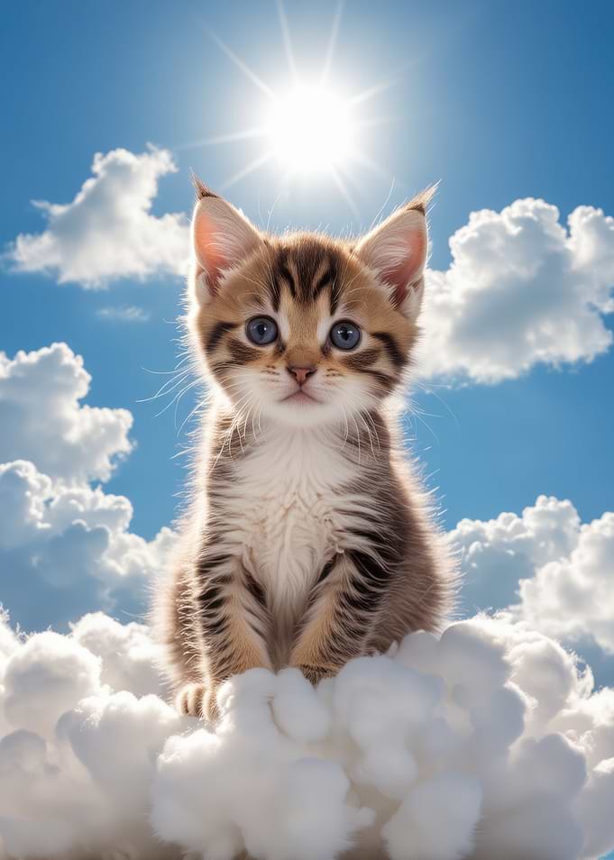Kitten on a Cloud