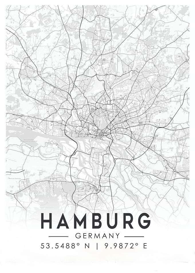 Hamburg City Map