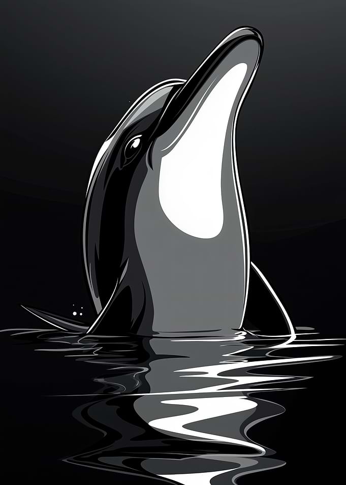 Dolphin Silhouette