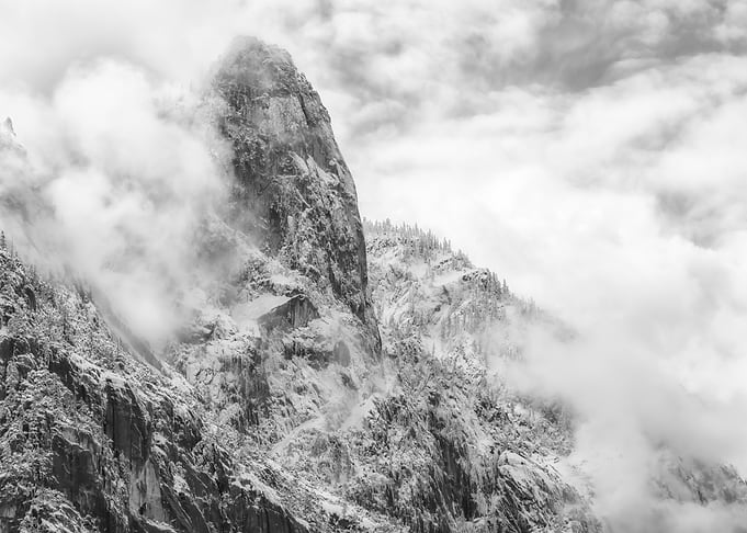 Snowy Mountain Peak