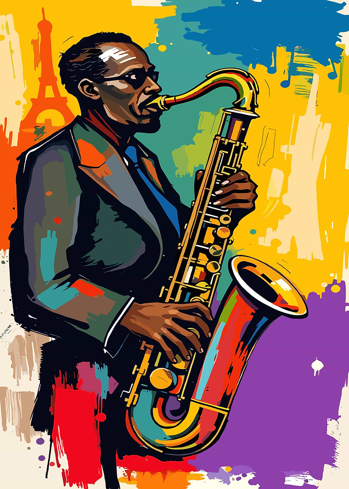 Jazz Saxophone Player