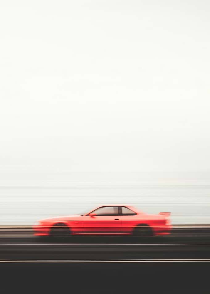 Red Sports Car Blur
