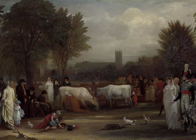 Cattle Market Scene