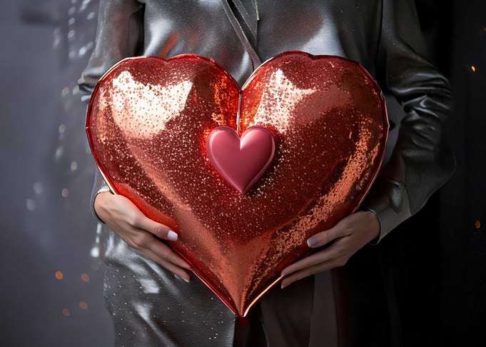 Red Heart Balloon