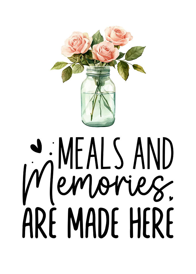 Meals & Memories Kitchen Decor