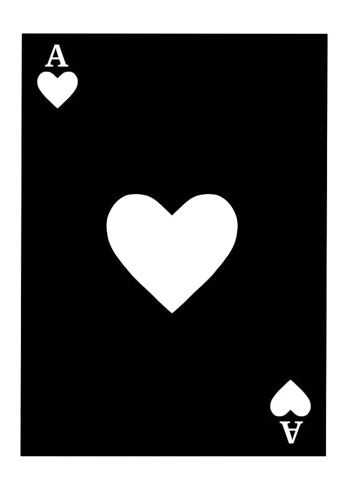Ace of Hearts Playing Card