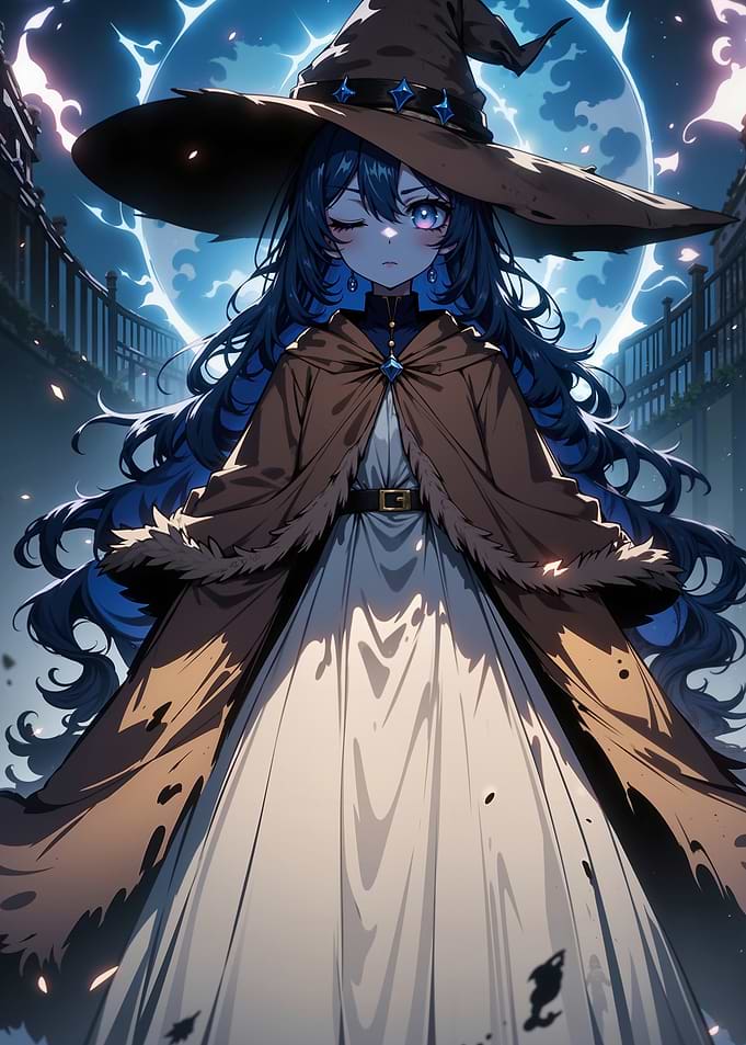 Blue-Haired Witch