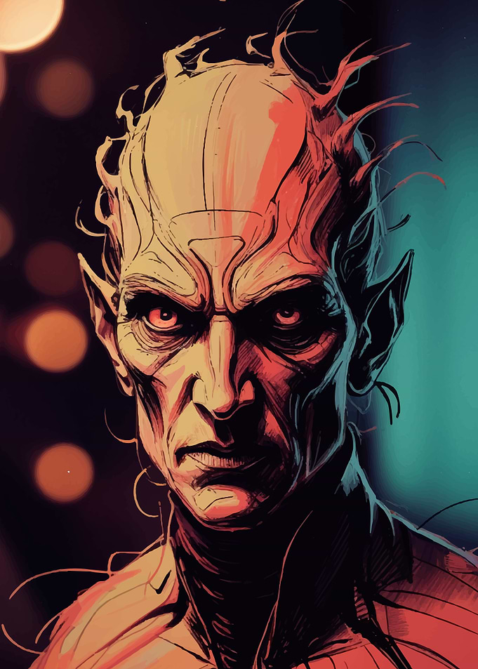 Alien Creature Portrait