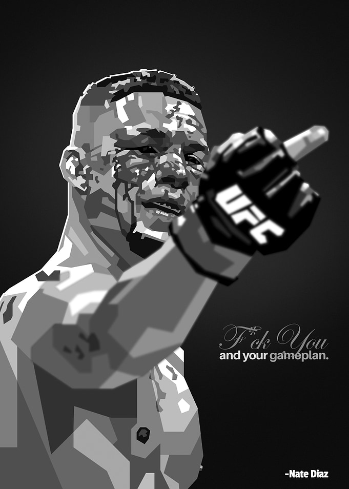 Nate Diaz Poster