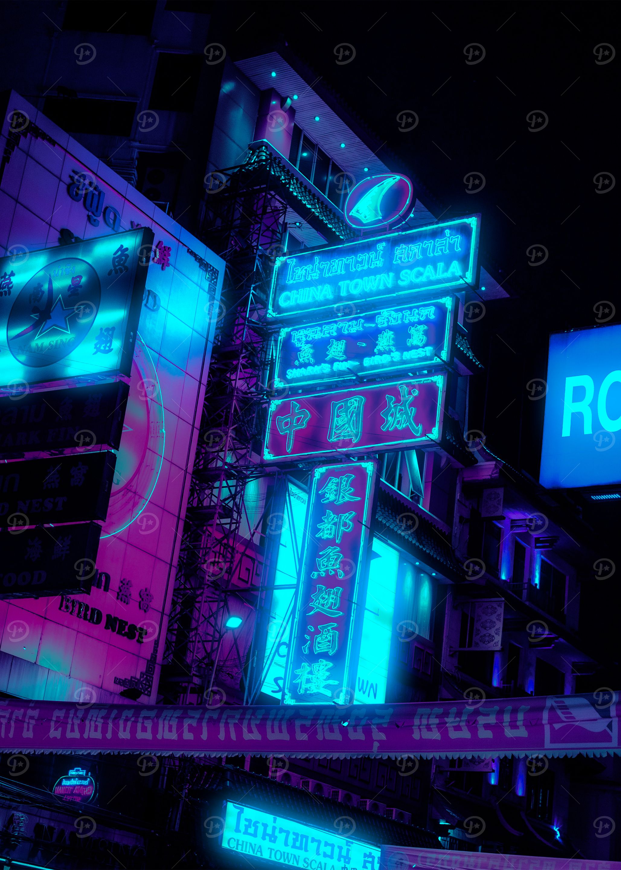 Lights in Chinatown