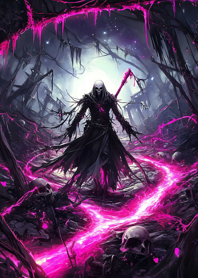Dark Gothic Demon Grim Reaper