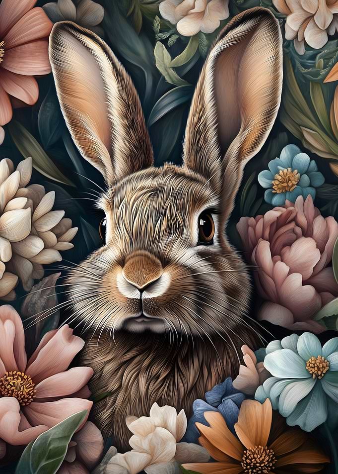 Rabbit in Bloom