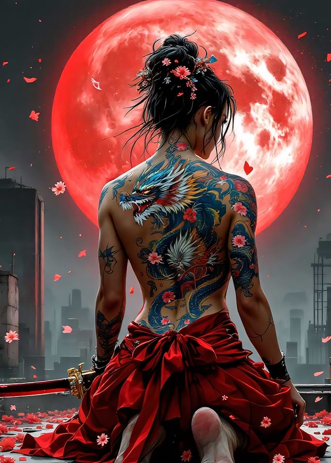 Dragon Tattoo Woman