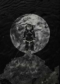 Astronaut on the Moon