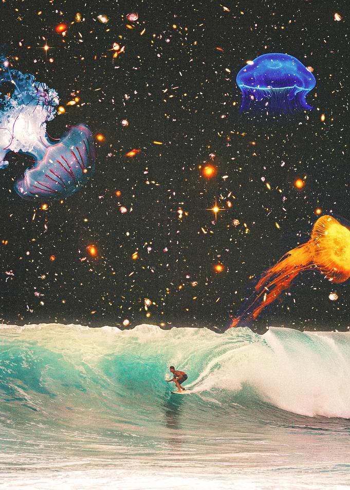 Surfing with Jellyfish