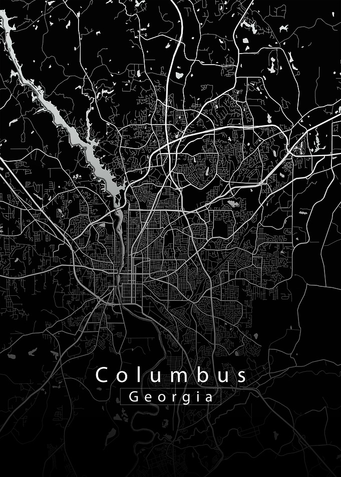 Columbus Georgia City Map