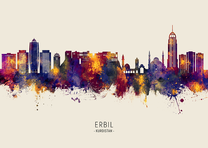 Erbil Kurdistan Iraq Skyline