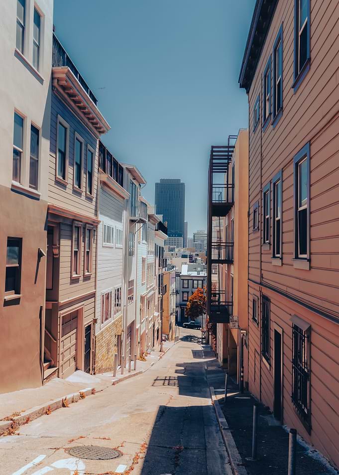San Francisco Hilltop Street
