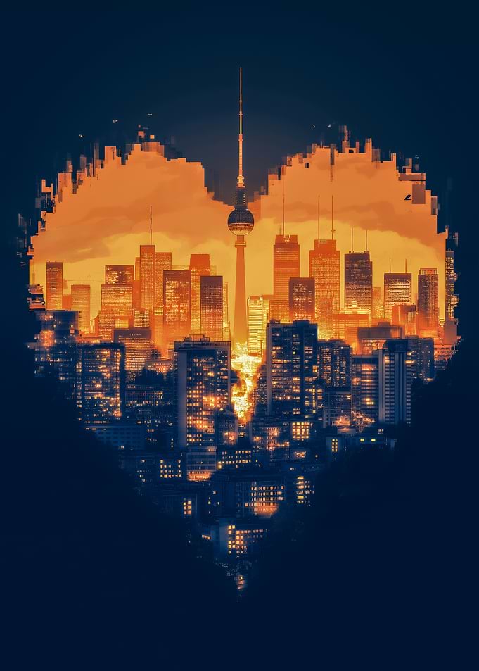 Cityscape Heart - Berlin