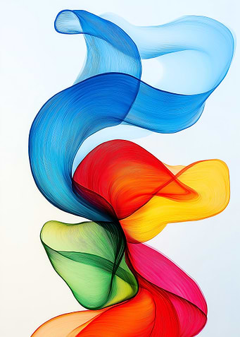 Abstract Colorful Swirls