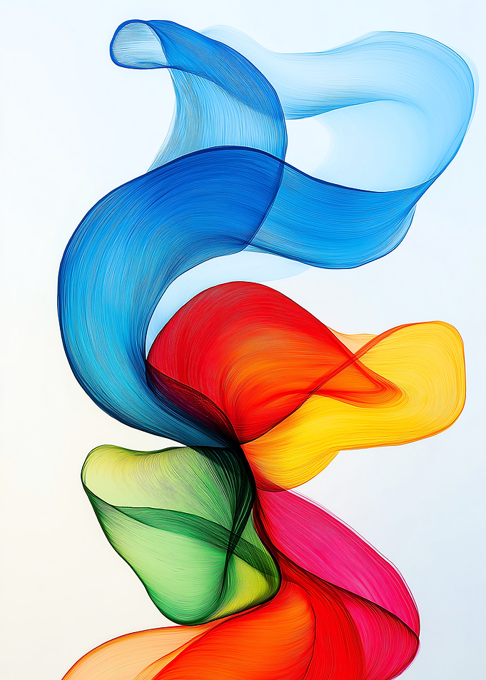 Abstract Colorful Swirls