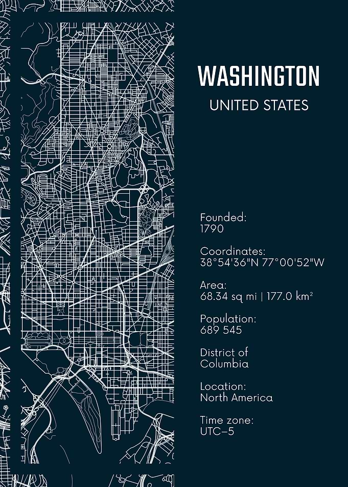 Washington DC Map