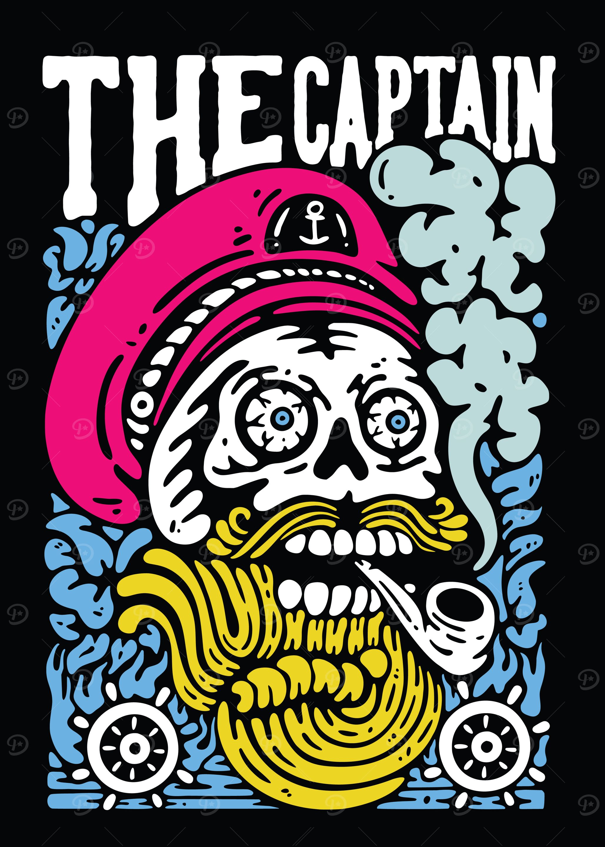 The Captain Skull Illustration