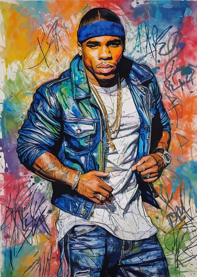 Nelly Watercolor Portrait