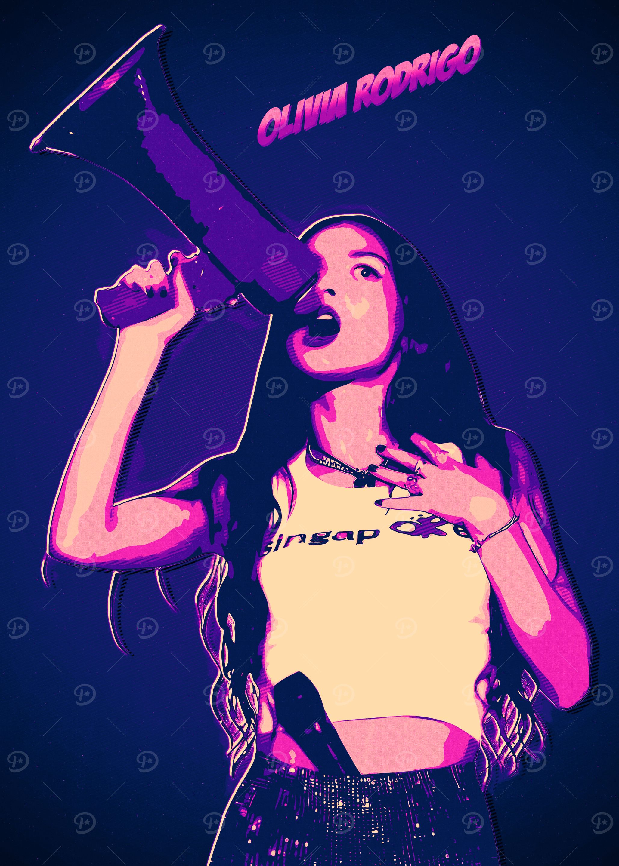 Olivia Rodrigo Pop Art