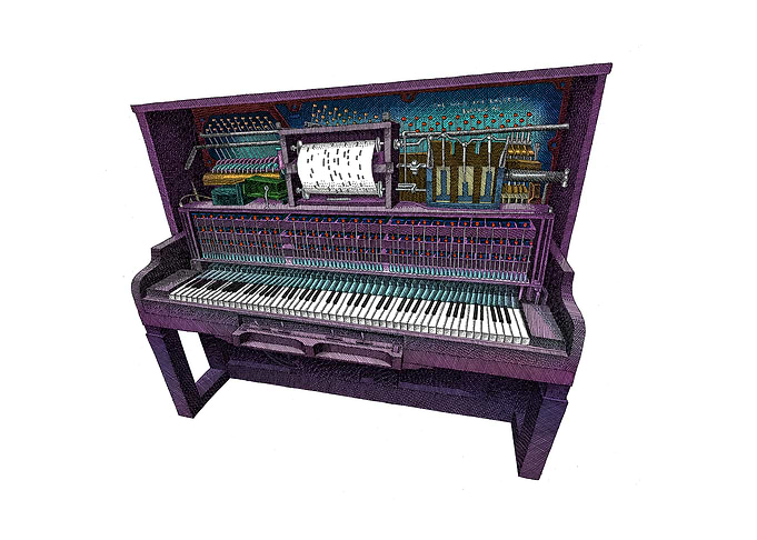 Vintage Piano Mechanism