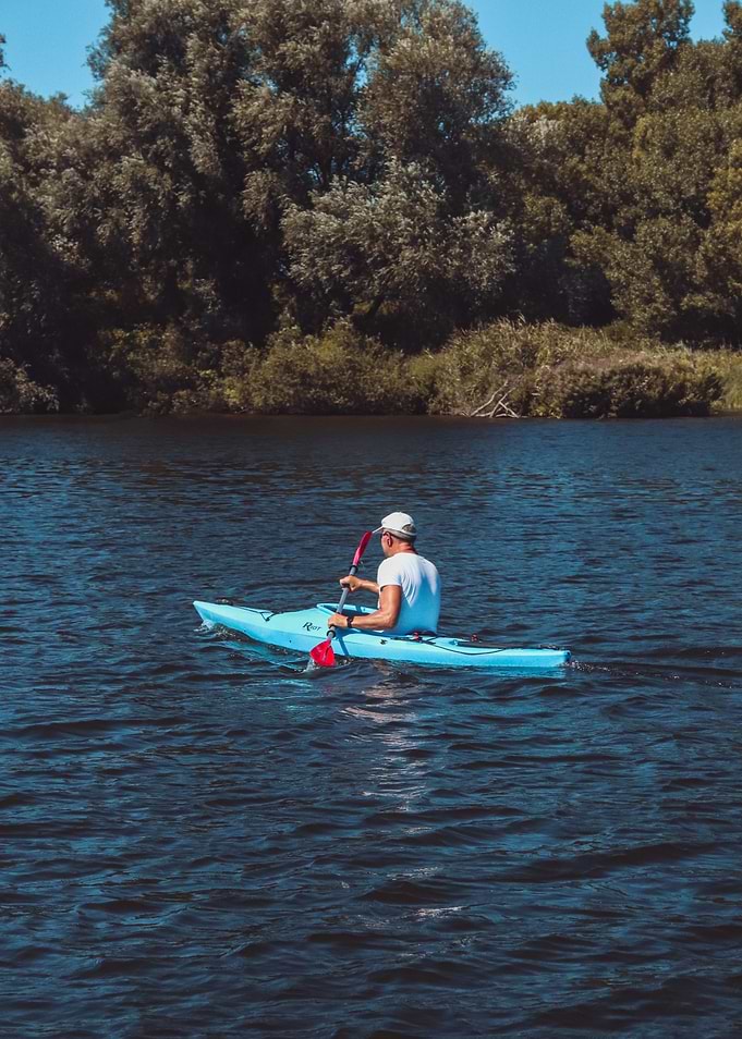 Kayaking on a Calm River