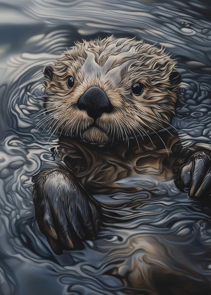 Sea Otter Portrait