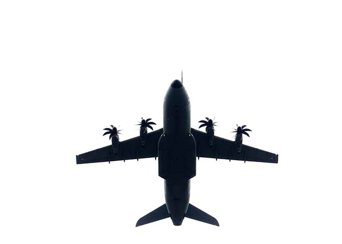 French A400M over Colmar