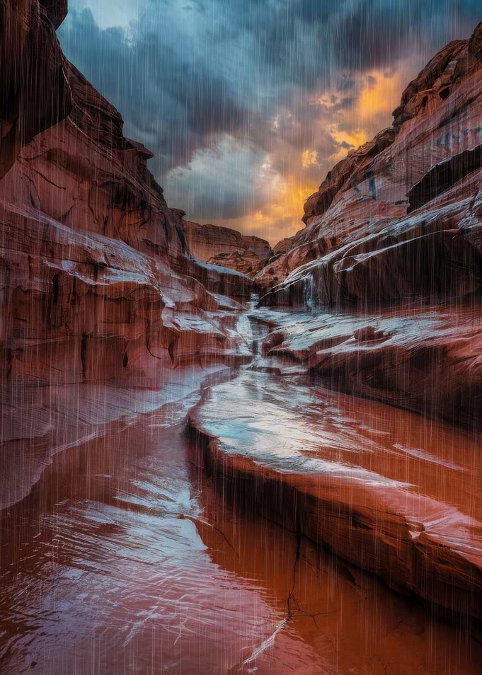 Rain in the Canyon