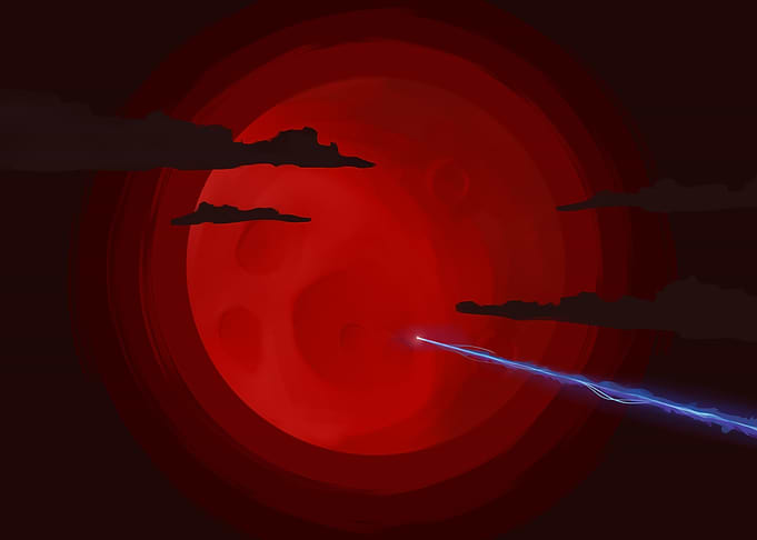 Red Moon and Blue Streak