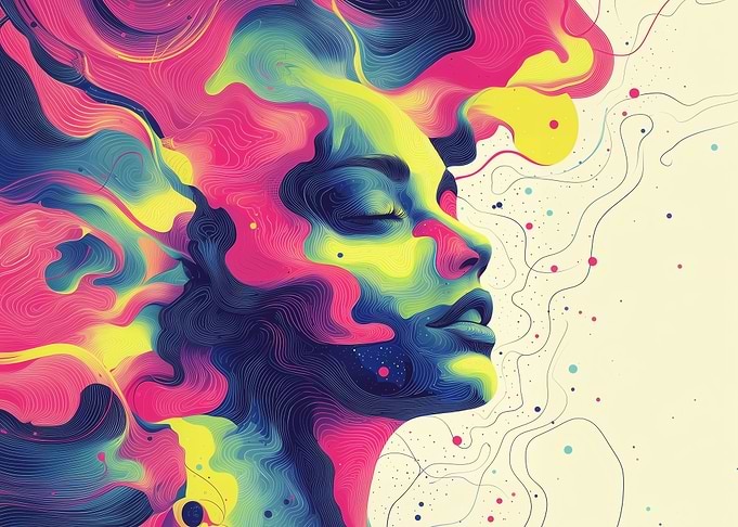 Abstract Woman Portrait