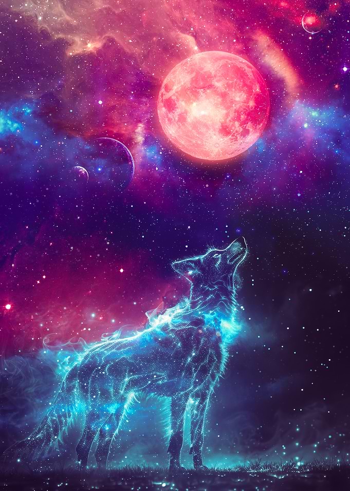 Cosmic Wolf Howl