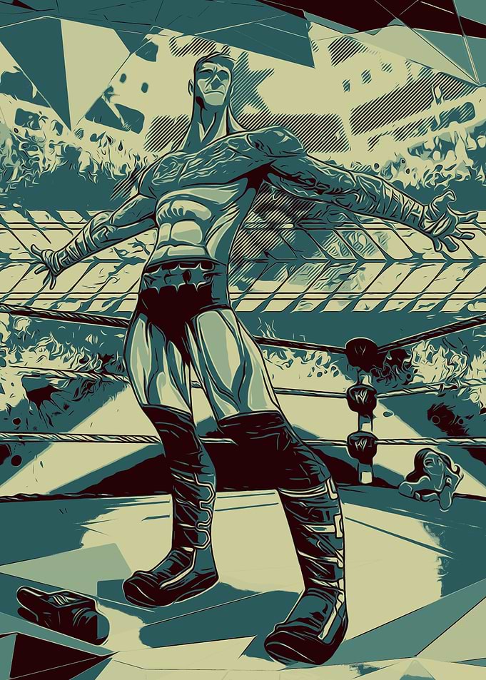 Wrestler in the Ring