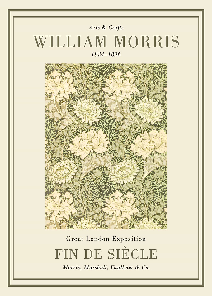 William Morris Fin de Siècle Poster