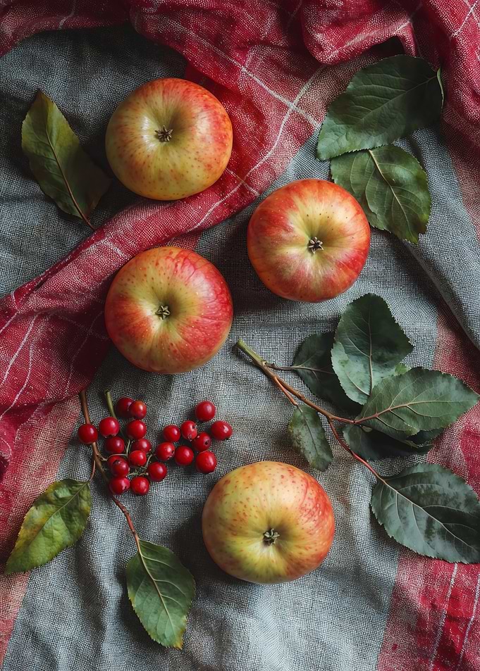 Red Apples and Berries