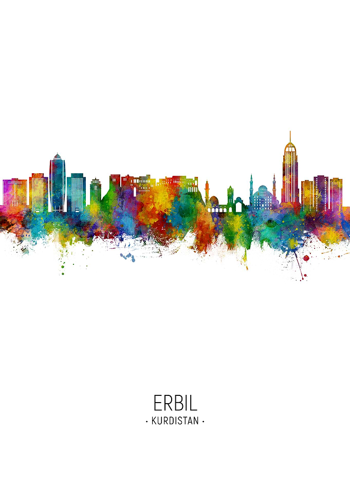 Erbil Kurdistan Iraq Skyline