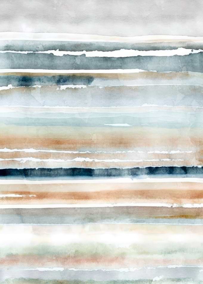 Abstract Watercolor Stripes