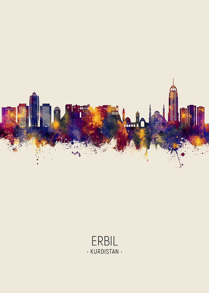 Erbil Kurdistan Iraq Skyline