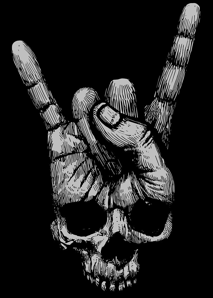 Skull Rock Hand