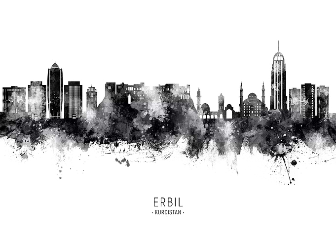 Erbil Kurdistan Iraq Skyline