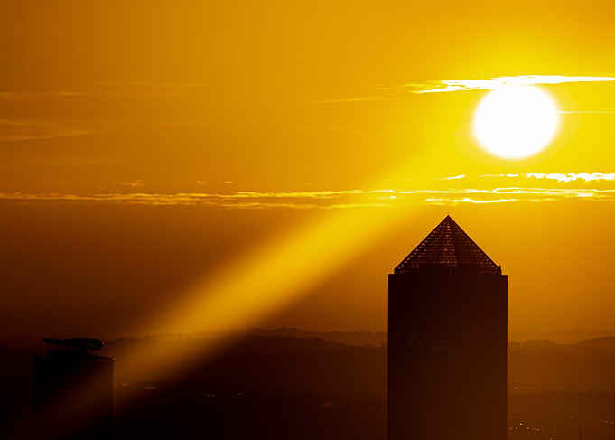 Sunrise Cityscape on Lyon