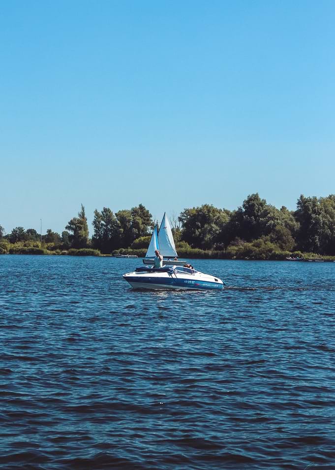Boat on a Calm Lake